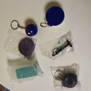 Lot of 6 Collectible Keychains